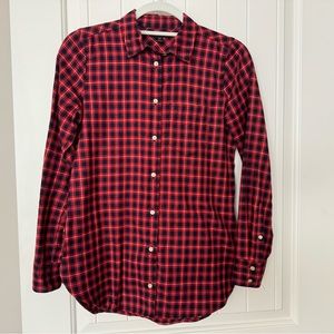 J. Crew Women’s Plaid Button Down Shirt (00)